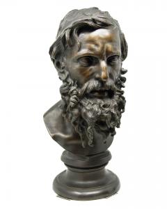 Vincenzo Gemito (Napoli, 1852 – 1929), Busto di filosofo